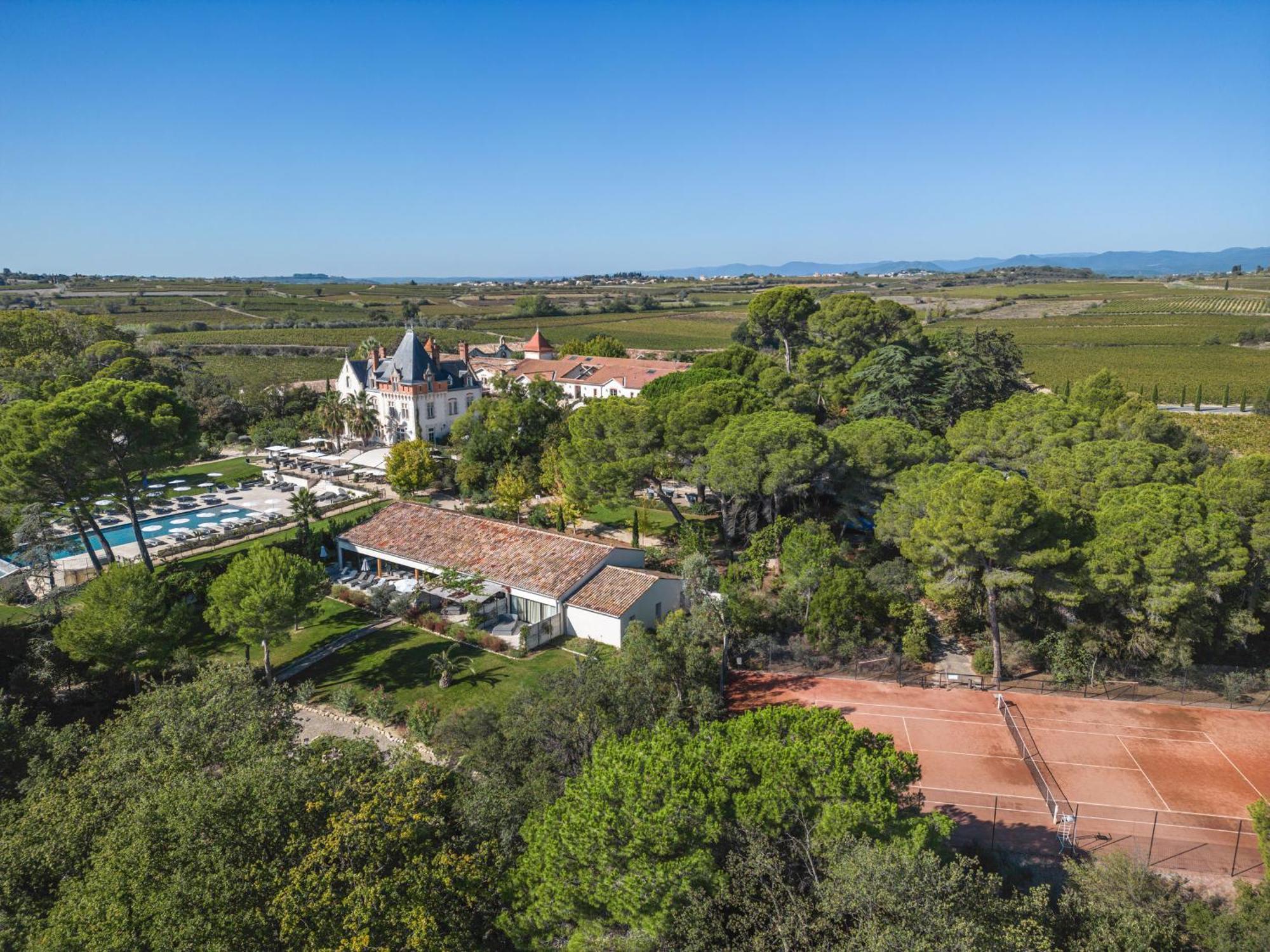 Chateau St Pierre De Serjac Puissalicon Buitenkant foto