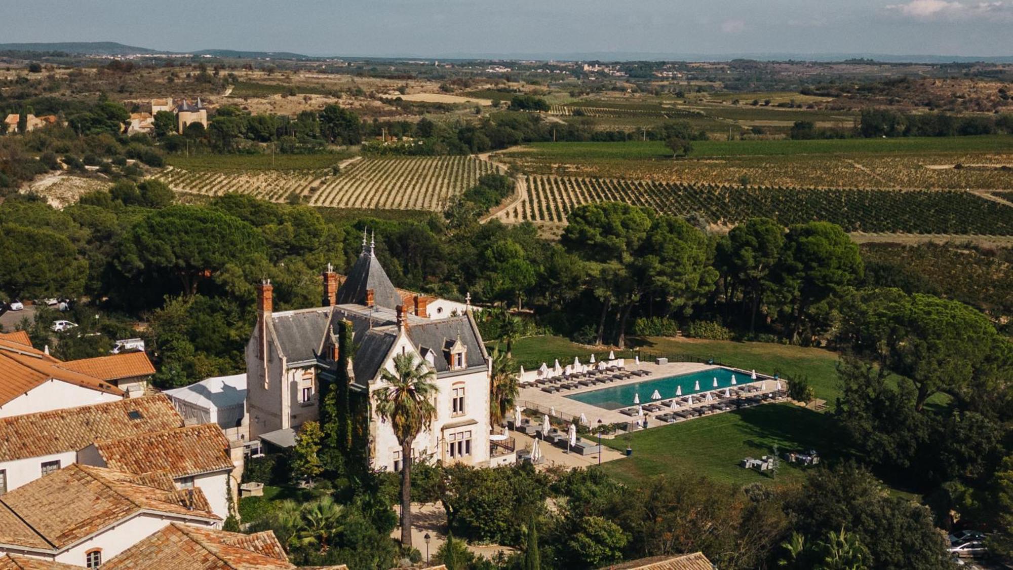 Chateau St Pierre De Serjac Puissalicon Buitenkant foto